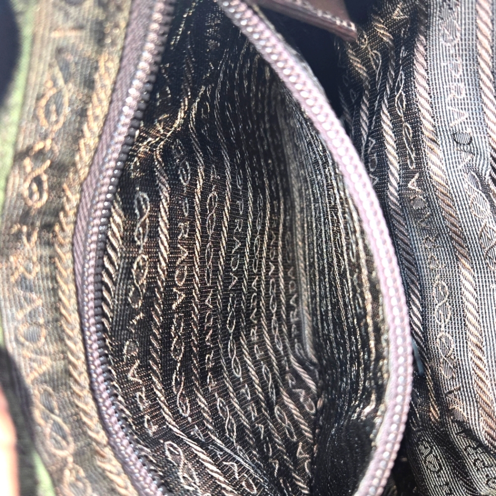 Authentic - Prada Green Backpack Rucksack Nylon -… - image 8